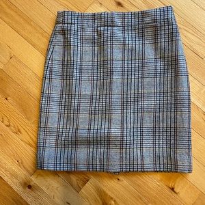 J.Crew Wool Plaid Skirt